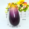 装飾的な花人工偽のナス、aubergine brinjaulモデルエルレストランストアショップ装飾シミュレーション野菜POプロップ