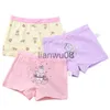 Culottes Enfants Pure Cotton Briefs Boxers 3pcsPack Taille 315T Adolescents Garçons Filles Sous-Vêtements Lumineux Couleur Imprime Enfants Qualité Slip x0802