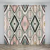 Gordijn Nationale Boho Abstracte Geometrie Mooie 2 Stuks Dunne Gordijnen Voor Woonkamer Slaapkamer Raam Drape Home Decor