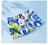 Men's Swimwear Coconuts Tree Print Men Swimming Boxer Shorts Swimsuit Beach Trunks Bathing Suit Water Sport Swim Pool Briefs Beachwear