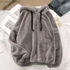 Sweats à capuche pour hommes Sweats à capuche solides en peluche paresseux Sweat à capuche pour femmes Tendance Y2K Loose Heat Sweat Couple Casual Clown Hoodie Vintage Street Coat Top Z230802