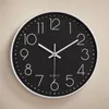 Horloges murales en plastique silencieux horloge suspendue mode créative salon stéréo échelle numérique en gros 12 pouces 30cm