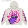 Hoodies Sp5der Hoodie Sweatshirts Y2K Hoodie met volledige ritssluiting Heren Herfst Gothic Strass Spinnenweb Sweatshirt Hip Hop Grunge Skeleton Oversized Jas REWL