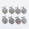 Pendentif Colliers 10 Pcs Naturel Gem Pierre Perles Guérison Reiki Chakra Méditer Figure Choko Charme Bijoux IN3264