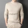 Men's Sweaters MRMT 2023 Brand New Men's Cashmere Sweater Half Turtleneck Men Sweaters Knit Pullovers For male Youth Slim Knitwear Man Sweater J230802