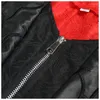メンズトレンチコート中世のハロウィーンレトロパッチワークジャケットゴシック様式の暗い服