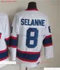 1972-1999 Movie Retro CCM Hockey Jersey Embroidery 8 Teemu Selanne 9 Bobby Hull 10 Dale Hawerchuk 13 Teemu Selanne 16 Laurie Boschman 27 Teppo Numminen 11 Koivu