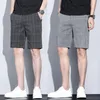 Mäns shorts 2023 Beach Men Summer Spring Solid Color Casual Short Trousers Loose Drawstring Hip Hop Korean Style Z81