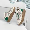2023 Hot New Casual Shoes Designer Womens Fashion Sneakers Girls Lace-Up Outdoot Leather Yellow Green Womens Platform Trainers Frete Grátis Eur 35-40