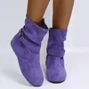 Botas Sapatos Femininos À Venda 2023 Alta Qualidade Bico Redondo Básico Feminino Plataforma Quente Moda Feminina Zapatillas Sólidas