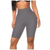 Shorts Active S-5XL Tamanho Grande Calças Ioga para Bicicleta Moda Elástica Cintura Alta Perneiras Sem Costura Fitness Esportes Meia-calça Push Up