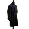 Vintage Men Overcoat Long Trench Coat New Jacket Mens Business Casual Windbreak Coats Autumn Outwear Custom Made