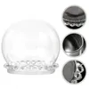 Plates Roses Cake Dome Plate Appetizer Serving Stand Tray Containers For Fruit Display Glass