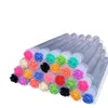 Herramientas de maquillaje, 50 Uds., tubo de cepillo de pestañas de rosa reutilizable para varitas de rímel reemplazables, aplicador de cejas a prueba de polvo 230801