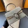 Sac à bandoulière design 24,5 cm petit sac à poignée supérieure 10A qualité miroir sacs à bandoulière en cuir véritable sac à main en toile