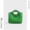 Abottegas Vneta Jodie Mini Teen Intrecciato Designer Tote Fashion Hand Woven Vegetable Basket Bag Small Bucket Bag Women Shoulder Cross Body Chain Bag