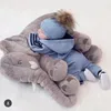 Plyschdockor barn elefant mjuk kudde stora elefant leksaker fyllda djur plysch leksaker baby plysch doll leksaker barn gåva dropp 230802