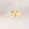 Fashion Jewelry Women Love Band Rings a vite a sospensione Van Party Coppia di matrimoni regalo Designer di lusso3491817