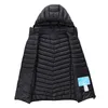 Hommes gilets chaud sans manches Gilet hommes coton à capuche Veste 2023 hiver mâle fermeture éclair Gilet pour automne Gilet Homme marque C200