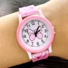 Children's watches Fashion Girls Watches Print Butterfly Cartoon Watch for Kids Silicone Strap Quartz Watch Childrens Cute Wristwatch Clock 230802