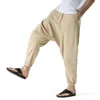 Pantalon indien homme Ninja pantalon Baggy sarouel ample Fitness bas entrejambe pantalon danse mode Punk Hombre Pantalon3036