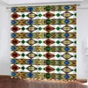 Cortina de lujo Saba Telet diseño etíope eritreo 2 piezas cortinas de filtrado de luz para sala de estar dormitorio cocina ventana cortina Decoración