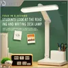 Tischlampen Großhandel Stifthalter Wiederaufladbare Studie Lampe 3 Farbtemperatur Touch Leseschreibtischleuchte