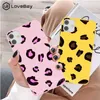 Cell Phone Cases Lov Fashion Leopard Print Phone Case For iPhone 12 13 Pro Max 11 Pro X XR XS Max 8 7 6 6s Plus SE 2020 Soft TPU Back Cover L230731