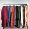 Damen-Nachtwäsche, Naher Osten, muslimische Sets, Damen-Satin, langes Kleid, Roben, Femme, Pijamas de Mujer, Heimkleidung, Tops und Hosen, 2-teiliges Set