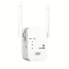 Zwiększ sygnał Wi -Fi w domu do 6000 m2 - 1PC Wi -Fi Extender z 1 -klawiszowym portem Ethernet dla 35 urządzeń!