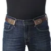 Ceintures Simple sans bouton élastique Jeans ceinture universelle sans boucle taille extensible japonais rayure Jean pantalon femmes hommes