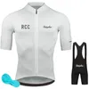 Maglia da ciclismo Imposta Raphaful 2023 RCC Pantaloncini da uomo a manica corta da uomo estivo Set di bretelle Camicia da arrivo Abbigliamento outdoor 230801