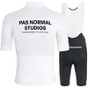 사이클링 저지 세트 PNS CICLISTO 키트 MAILLOT HOMBRE 여름 흰색 검은 색 짧은 슬리브 세트 MTB Roupas Masculinas 230801