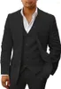 Мужские костюмы Linen Summer Men For Wedding Groom Tuxedos 3 шт. Casual Beach Custom Set Vest с брюками American Fashion 2023