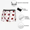 Underpants Boxer Men Shorts Underwear Male Red Poker Hearts Clubs Spades And Diamonds Boxershorts Panties Man Sexy