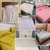 Bedding Sets Nordic Style Embroidery Floral Duvet Cover Bed Sheet And Pillowcase AB Side Quilt Weave For All Seasons