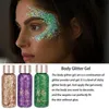 Body Glitter Gel Set Waterproof Eye for Girls 3PCS Festival Face Paljetter Hår och E 230801