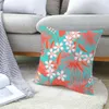Coussin / décorative personnalisable étoiles de mer Stripe Imprime coussin pour le canapé moderne décor de la maison rose couverture orange corail rose