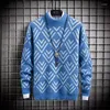Men's Sweaters 2023 Sweater Men Harajuku Knitted Pullover Hip Hop Streetwear Cartoon Bear O-neck Oversize Casual Couple Male