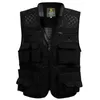 Gilet da uomo 2023 Gilet Attività estive Maglia da lavoro Gilet tattico Outdoor Quick Dry Traspirante Multi-tasca Camping Fishi