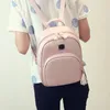 Sacs d'école solides femmes adolescent sac à dos Preppy petit gland pour femme Style Pack cartable en cuir voyage filles 230801