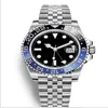 Relógios masculinos de alta qualidade Basel World 126710 126710BLRO Vermelho e azul bicolor Cerachrom Cerâmica Bezel GMT Men AutomMen Automatic Move207y