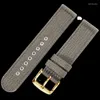 Titta på Bands Universal Brand Flat Straight Interface Nylon Strap med 19/20/21/22/23/24mm