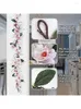 Dekorative Blumen, 185 cm, Wandbehang, künstliche Magnolien, fühlen sich echt an, Kranz, Schnur, gefälschte Orchideenranken, Lianen, Hochzeitsbogen, Party, Gartendekoration