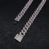 Chains Rock Designer Party Hip Hop Gifts Fashion Silver Purple Colour Fine Pendant Jewelry For Men Women Bling Zircon Necklaces