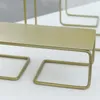 Plates Gold Simple Cake Stand European Wedding Ladder Dessert Rack Window Display Shelf Cold Meal Tea Break Pastry