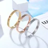 Bangle Trendy for Women Red and Green Charm Stainless Steel Gold Plating Jewelry Lover Luxury Wedding Female 230802