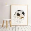 Football Basketball Baseball Golf Sport Ball Canvas Painting Wall Art Posters Pictures HD Kids Room Decor Home Decor livingroom w06