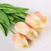 Decorative Flowers 10Pcs Artificial PU Tulip Real Touch Flower For Home Decoration Wedding Bridal Bouquet Arrangement Fake