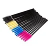 Strumenti per il trucco 1000pcs Ciglia usa e getta Pennello Bacchette per mascara Applicatore Pettine per ciglia Ciglia individuali Trucco rosa 230801